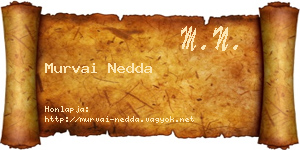 Murvai Nedda névjegykártya